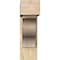 Ekena Millwork Funston Block Rough Sawn Bracket w/ Offset Brace, Douglas Fir, 8"W x 26"D x 26"H BKT0806X26X26FST05RDF - alternate 3